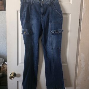 Classic Blue Boot Cut Jeans for Women